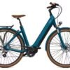5340515 Vélo de Ville Électrique O2 Feel iSwan City Boost 6.1 Univ Shimano Altus 8V 432 Wh 28” Bleu Cobalt