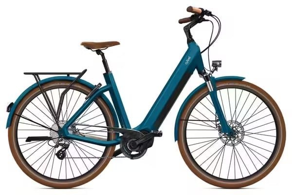 5340515 Vélo de Ville Électrique O2 Feel iSwan City Boost 6.1 Univ Shimano Altus 8V 432 Wh 28” Bleu Cobalt