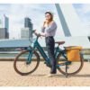 5340516 Vélo de Ville Électrique O2 Feel iSwan City Boost 6.1 Univ Shimano Altus 8V 432 Wh 28” Bleu Cobalt